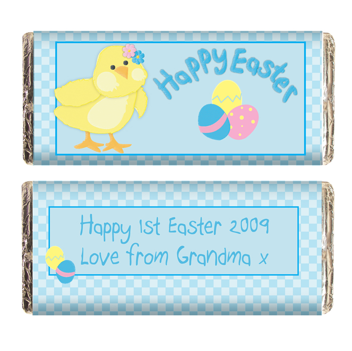 Easter Chick Chocolate Bar